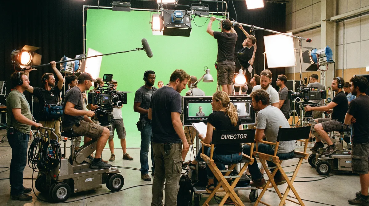 四虎国际影视合作拍摄现场实景